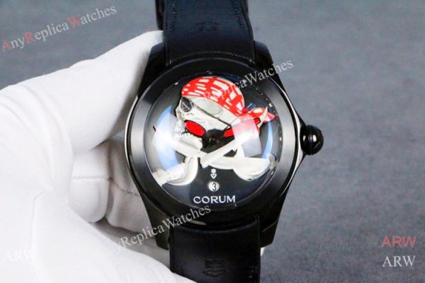 New Replica Bubble Privateer Limited Edition Corum Watch All Black New Replica Bubble Privateer Limited Edition Corum Watch All Black