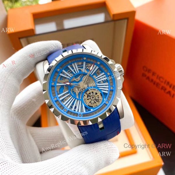Roger Dubuis Excalibur Rose Gold Tourbillon Extra Large Face Mens Watches Roger Dubuis Excalibur Rose Gold Tourbillon Extra Large Face Mens Watches