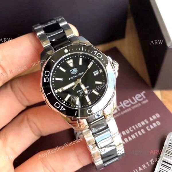 Swiss Grade New Tag Heuer Aquaracer 2020 Ladies Watch Replica Black Ceramic with Quartz Movement Swiss Grade New Tag Heuer Aquaracer 2020 Ladies Watch Replica Black Ceramic with Quartz Movement