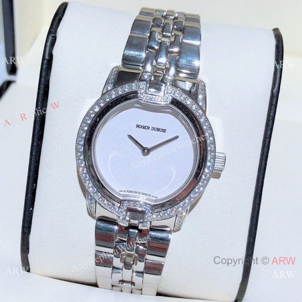 Copy Roger Dubuis Velvet Lady Watches Stainless Steel Blue Dial Copy Roger Dubuis Velvet Lady Watches Stainless Steel Blue Dial
