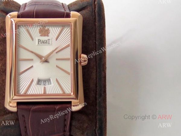 Swiss Replica Mens Piaget Emperador Rose Gold Silver Dial Automatic Watch Swiss Replica Mens Piaget Emperador Rose Gold Silver Dial Automatic Watch