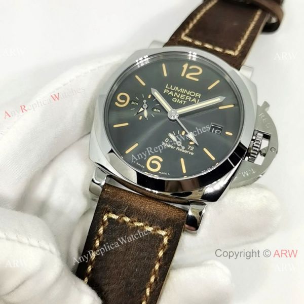 Best Copy Panerai Luminor GMT 72 Power Reserve Gray Dial Watch 44mm Best Copy Panerai Luminor GMT 72 Power Reserve Gray Dial Watch 44mm