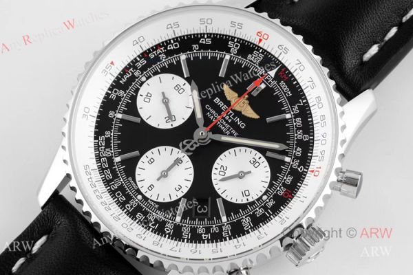 BLS Factory New Replica Breitling Navitimer B01 Panda Dial Chronograph Watch 43mm BLS Factory New Replica Breitling Navitimer B01 Panda Dial Chronograph Watch 43mm