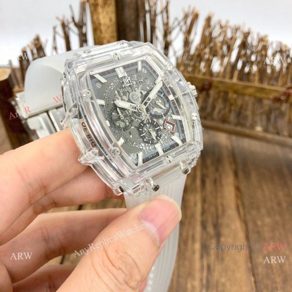 New Copy Hublot Spirit of Big Bang Transparent Watch Japan Grade Hublot Clear Watch New Copy Hublot Spirit of Big Bang Transparent Watch Japan Grade Hublot Clear Watch
