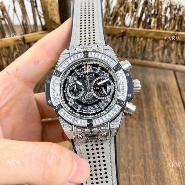 AAA Replica Hublot Big Bang Unico Sapphire Iced Out Watches AAA Replica Hublot Big Bang Unico Sapphire Iced Out Watches