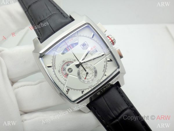 High Quality Fake Tag Heuer Monaco Calibre 12 Watch SS White Dial High Quality Fake Tag Heuer Monaco Calibre 12 Watch SS White Dial