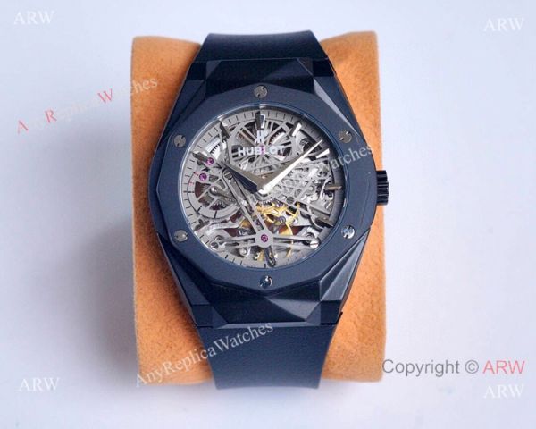 Copy Hublot Classic Fusion Skeleton All Black Watches Automatic Copy Hublot Classic Fusion Skeleton All Black Watches Automatic