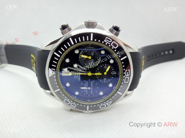 Replica Omega Seamaster Chronograph Dial Rubber Strap Replica Omega Seamaster Chronograph Dial Rubber Strap