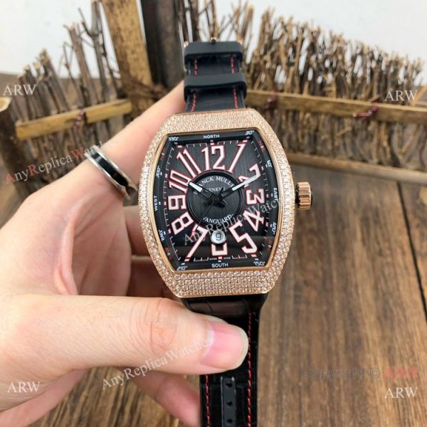 Clone Franck Muller Vanguard Classical Stainless Steel Diamond Watch 54mm Clone Franck Muller Vanguard Classical Stainless Steel Diamond Watch 54mm