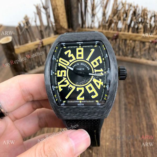 New Copy Franck Muller Vanguard Classical &8216;Crazy Hours Watch Carbon Case New Copy Franck Muller Vanguard Classical &8216;Crazy Hours Watch Carbon Case
