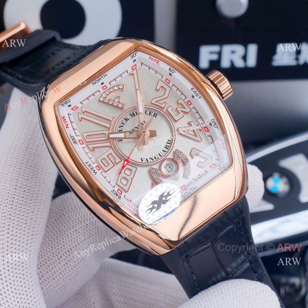 Best Replica Franck Muller Vanguard Yachting v45 Watches Rose Gold Dial Best Replica Franck Muller Vanguard Yachting v45 Watches Rose Gold Dial