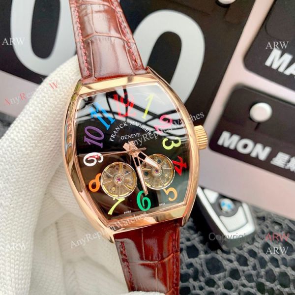 Copy Franck Muller Cintree Curvex Double Flying Tourbillon Black Dial Watches Copy Franck Muller Cintree Curvex Double Flying Tourbillon Black Dial Watches