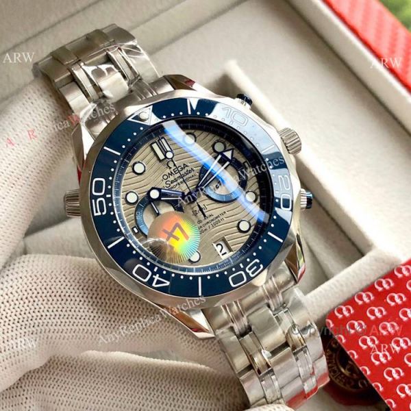 Copy Omega Seamaster 300M Chronograph Watch Stainless Steel White Dial Copy Omega Seamaster 300M Chronograph Watch Stainless Steel White Dial