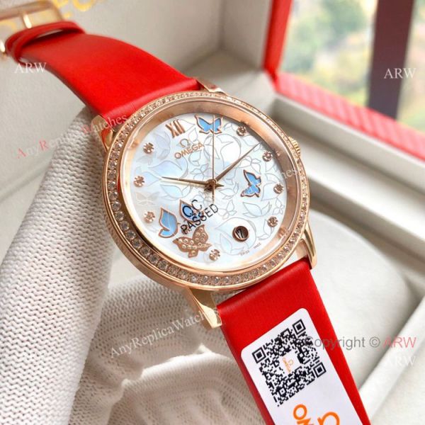Replica Omega De Ville Special Edition Lady Watches Rose Gold Replica Omega De Ville Special Edition Lady Watches Rose Gold