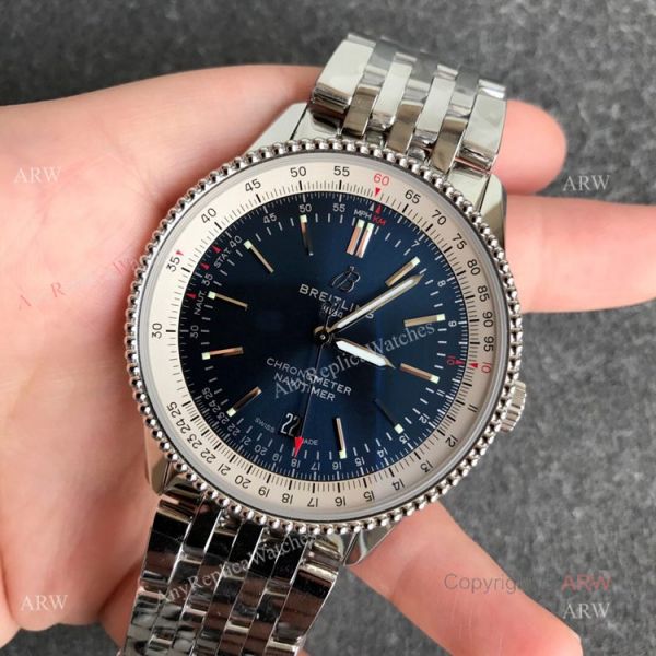 New Breitling Navitimer 41mm B01 Dark Blue Dial Swiss Replica Watches New Breitling Navitimer 41mm B01 Dark Blue Dial Swiss Replica Watches