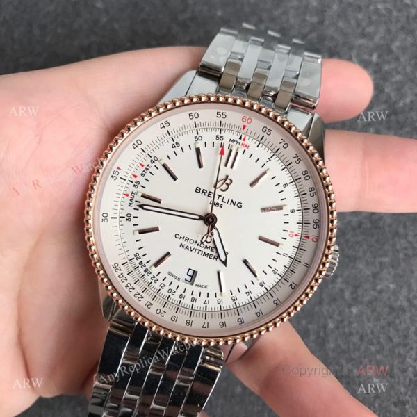 New Breitling Navitimer Automatic 41 Rose Gold Replica Watches New Breitling Navitimer Automatic 41 Rose Gold Replica Watches