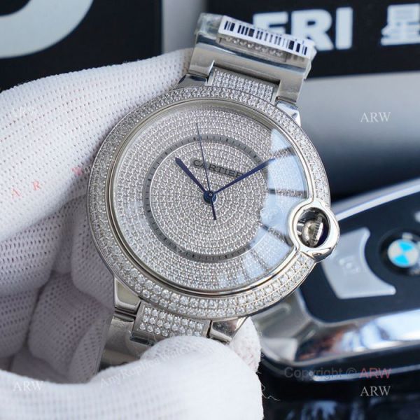 1:1 Copy Best Cartier Ballon Bleu De Cartier Stainless Steel Watch 42mm 1:1 Copy Best Cartier Ballon Bleu De Cartier Stainless Steel Watch 42mm