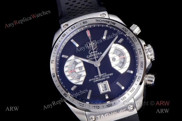 Black Tag Heuer Carrera Automatic Asia 7750 Replica Watches For Men Black Tag Heuer Carrera Automatic Asia 7750 Replica Watches For Men