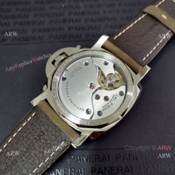 Luminor Panerai Gray Dial Gray Leather Strap Replica Watch P.3000 Luminor Panerai Gray Dial Gray Leather Strap Replica Watch P.3000