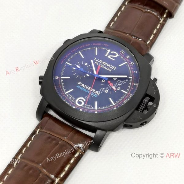 New Panerai Flyback PAM00725 Black Case Watch 44MM New Panerai Flyback PAM00725 Black Case Watch 44MM