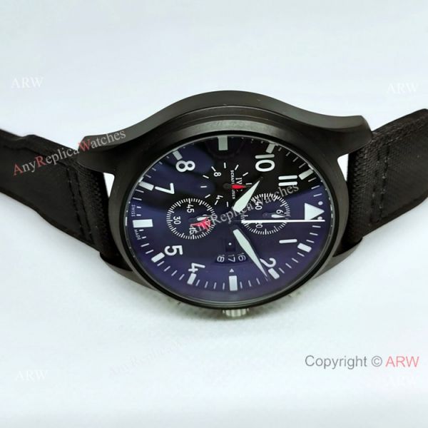 Copy IWC Big Pilot Spitfire Chronograph All Black Watch 43mm Copy IWC Big Pilot Spitfire Chronograph All Black Watch 43mm