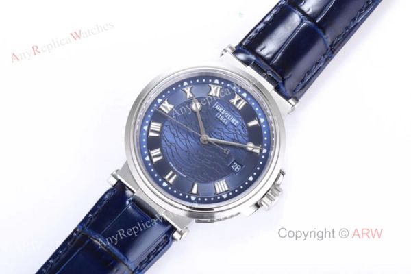 Swiss Replica Breguet Marine 5517 Blue Dial Stainless Steel Watch 40mm Swiss Replica Breguet Marine 5517 Blue Dial Stainless Steel Watch 40mm
