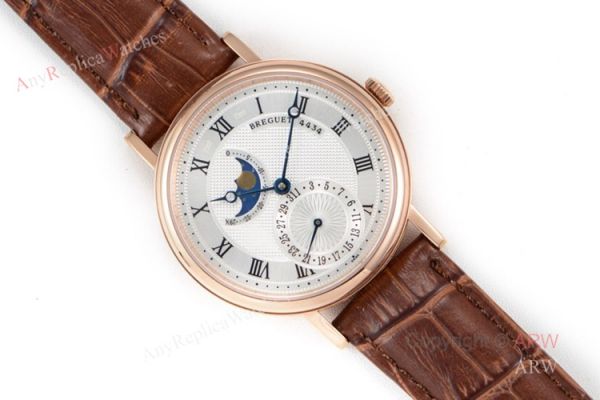 High-End Replica Breguet Classique Rose Gold Bezel Moonphase Watch For Men High-End Replica Breguet Classique Rose Gold Bezel Moonphase Watch For Men