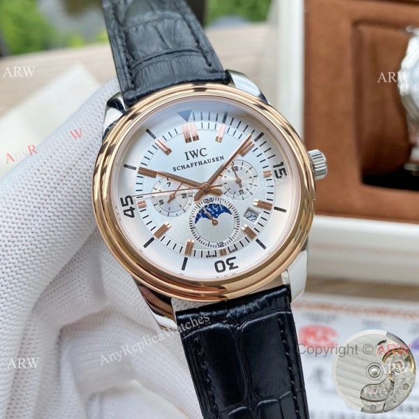 Copy IWC Schaffhausen Moonphase Two Tone Rose Gold Watch Copy IWC Schaffhausen Moonphase Two Tone Rose Gold Watch