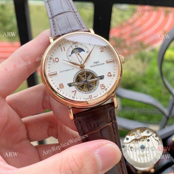 Copy IWC Portuguese Tourbillon Moonphase Rose Gold Watches Copy IWC Portuguese Tourbillon Moonphase Rose Gold Watches
