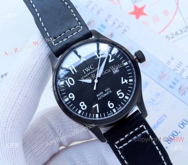New IWC Mark XVIII Replica Watches Blue Dial Leather Strap New IWC Mark XVIII Replica Watches Blue Dial Leather Strap
