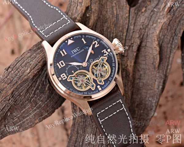 Copy IWC Big Pilots Double Tourbillon Watches Rose Gold Case Copy IWC Big Pilots Double Tourbillon Watches Rose Gold Case