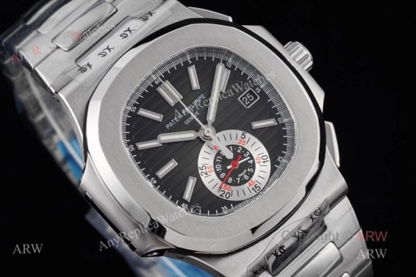 New Patek Philippe Nautilus Stainless Steel Black Dial Patek 5980 Swiss Copy Watch New Patek Philippe Nautilus Stainless Steel Black Dial Patek 5980 Swiss Copy Watch