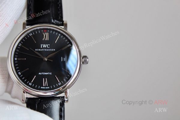 Best Replica IWC Schaffhausen Portofino Black Dial IWC MenS Watches Best Replica IWC Schaffhausen Portofino Black Dial IWC MenS Watches