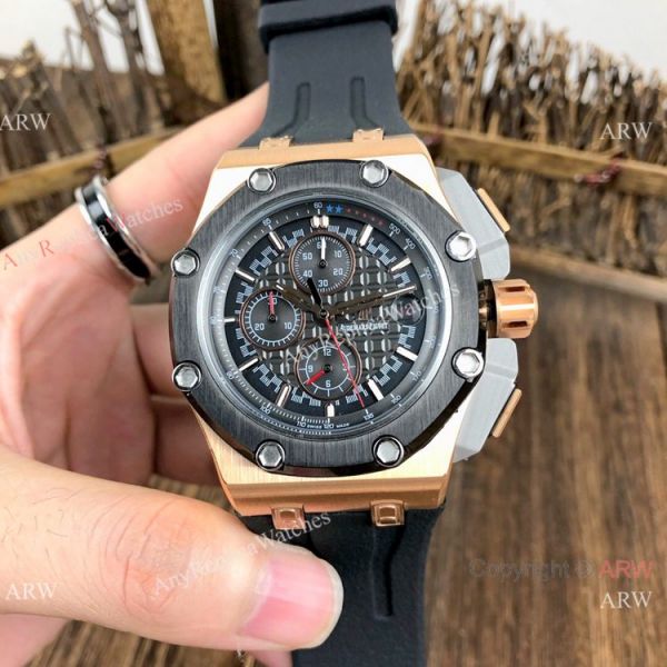 Copy Audemars Piguet Michael Schumacher Rose Gold Black Bezel Watches Copy Audemars Piguet Michael Schumacher Rose Gold Black Bezel Watches