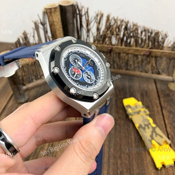 Best Replica Audemars Piguet Automatic Watch SS Blue Rubber Strap Best Replica Audemars Piguet Automatic Watch SS Blue Rubber Strap