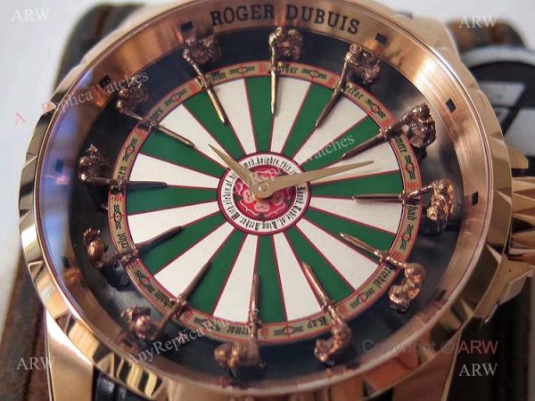ZF Factory Roger Dubuis Knights Of The Round Table Replica Rose Gold Watch 45mm ZF Factory Roger Dubuis Knights Of The Round Table Replica Rose Gold Watch 45mm