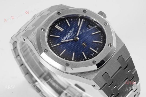 Swiss Replica Audemars Piguet Royal Oak 15202 Blue Dial Stainless Steel Watch 39mm Swiss Replica Audemars Piguet Royal Oak 15202 Blue Dial Stainless Steel Watch 39mm