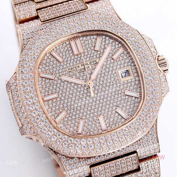 5719 Patek Philippe Nautilus Bust Down Rose Gold Replica Watch 40mm 5719 Patek Philippe Nautilus Bust Down Rose Gold Replica Watch 40mm