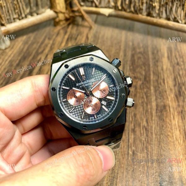 Black Steel Audemars Piguet Royal Oak Replica Watches Automatic Black Steel Audemars Piguet Royal Oak Replica Watches Automatic