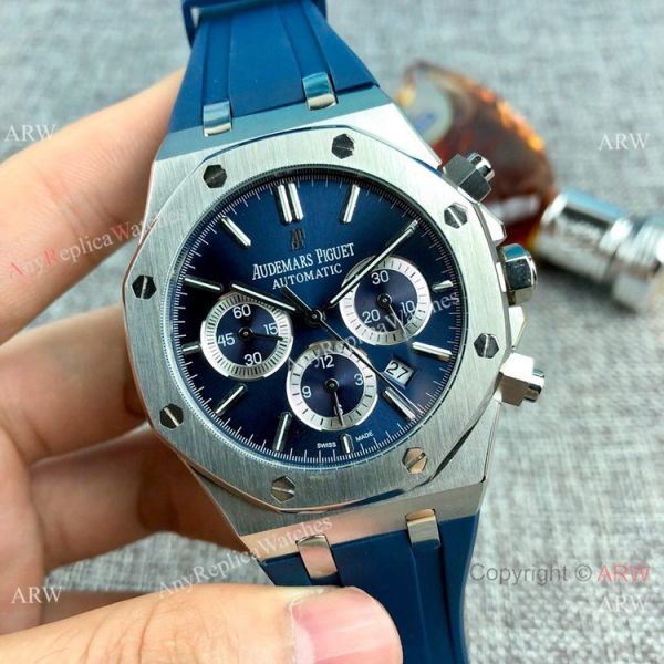 Replica Audemars Piguet Royal Oak Automatic Watches SS Rubber Strap Replica Audemars Piguet Royal Oak Automatic Watches SS Rubber Strap