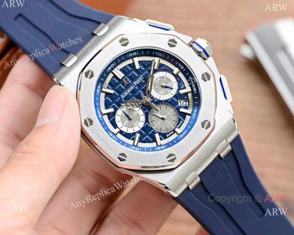 New Copy Audemars Piguet Royal Oak Chronograph Watches Rose Gold and Blue New Copy Audemars Piguet Royal Oak Chronograph Watches Rose Gold and Blue