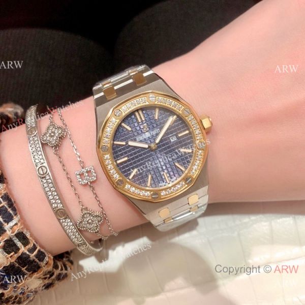 Copy Audemars Piguet Royal Oak Lady 33mm Watches Two Tone Copy Audemars Piguet Royal Oak Lady 33mm Watches Two Tone