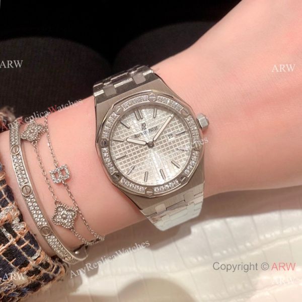 Copy Audemars Piguet Royal Oak Lady Watches SS Diamond Bezel Copy Audemars Piguet Royal Oak Lady Watches SS Diamond Bezel