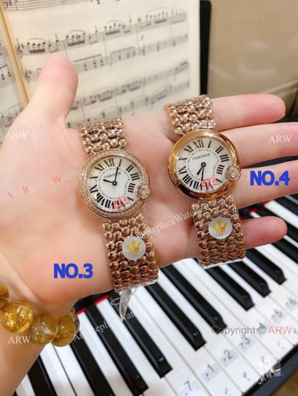 New Cartier Ballon Blanc de Yellow Gold Lady Watches New Cartier Ballon Blanc de Yellow Gold Lady Watches