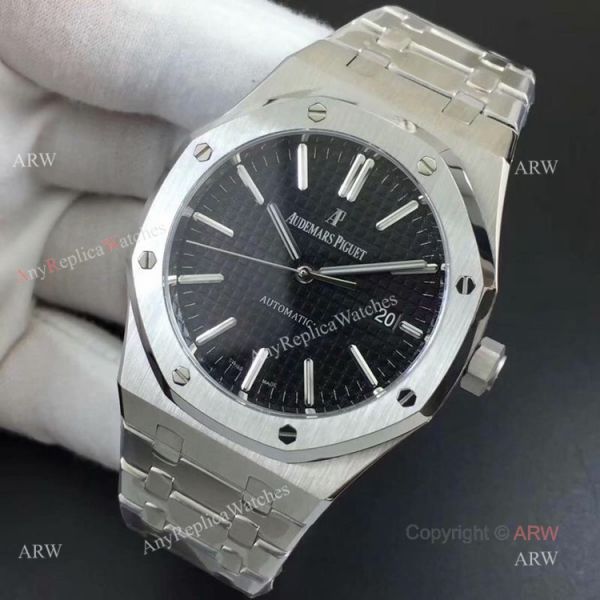 BF Swiss Replica Audemars Piguet Royal Oak 15400 Black Dial Automatic Watch BF Swiss Replica Audemars Piguet Royal Oak 15400 Black Dial Automatic Watch