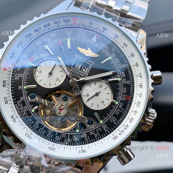 Copy Breitling Navitimer Tourbillon Black Dial Men Watch For Sale Copy Breitling Navitimer Tourbillon Black Dial Men Watch For Sale
