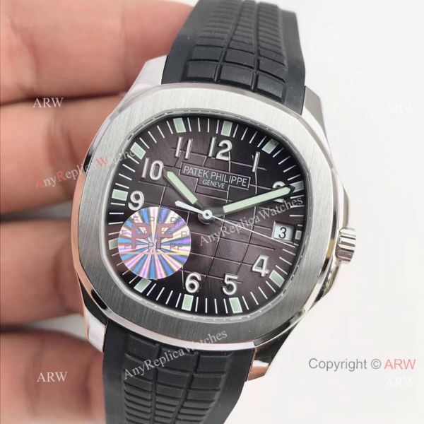 Copy Swiss Cal 324 Patek Philippe Aquanaut Grey Dial Watch Copy Swiss Cal 324 Patek Philippe Aquanaut Grey Dial Watch