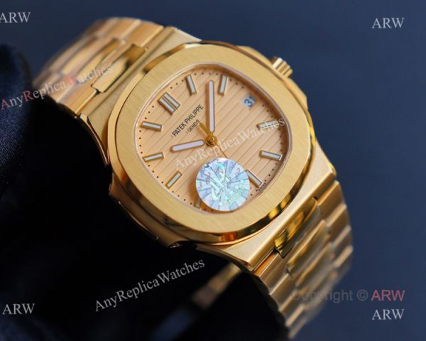 JH Factory Patek Philippe Nautilus 5711 Yellow Gold Swiss Replica Watches JH Factory Patek Philippe Nautilus 5711 Yellow Gold Swiss Replica Watches