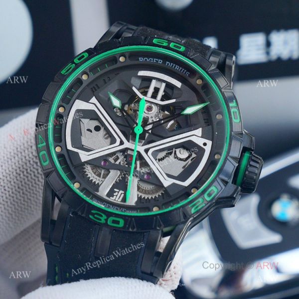 Best Replica Roger Dubuis Excalibur Hurac?n Green Automatic Watch 45mm Best Replica Roger Dubuis Excalibur Hurac?n Green Automatic Watch 45mm