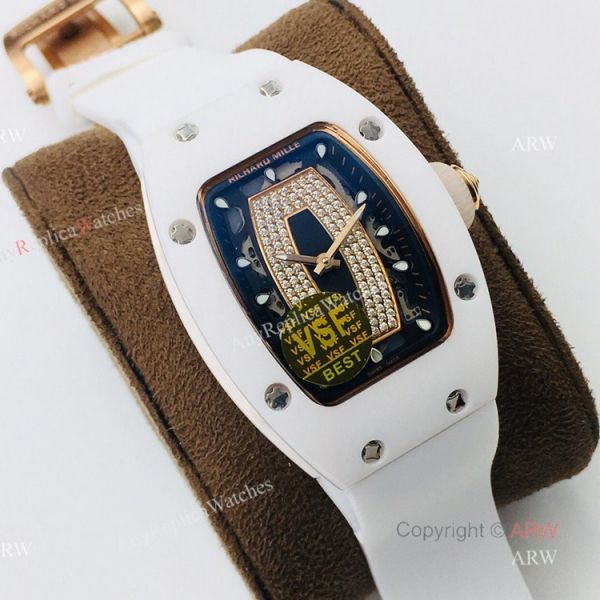 Hot Sale Replica Richard Mille RM 07-01 White Ceramic Case Automatic Watch For Women Hot Sale Replica Richard Mille RM 07-01 White Ceramic Case Automatic Watch For Women